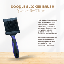 Load image into Gallery viewer, Doodle Flexi Slicker Brush